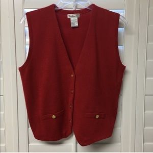 Talbot’s Red Vest || Size M